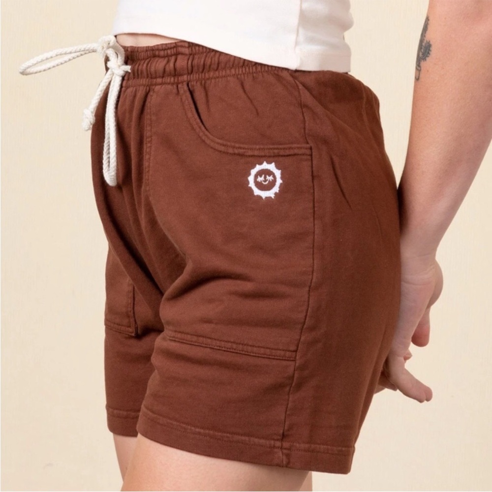 Big Bud Press Lightweight Sweat Shorts Fudgesicle Brown XS